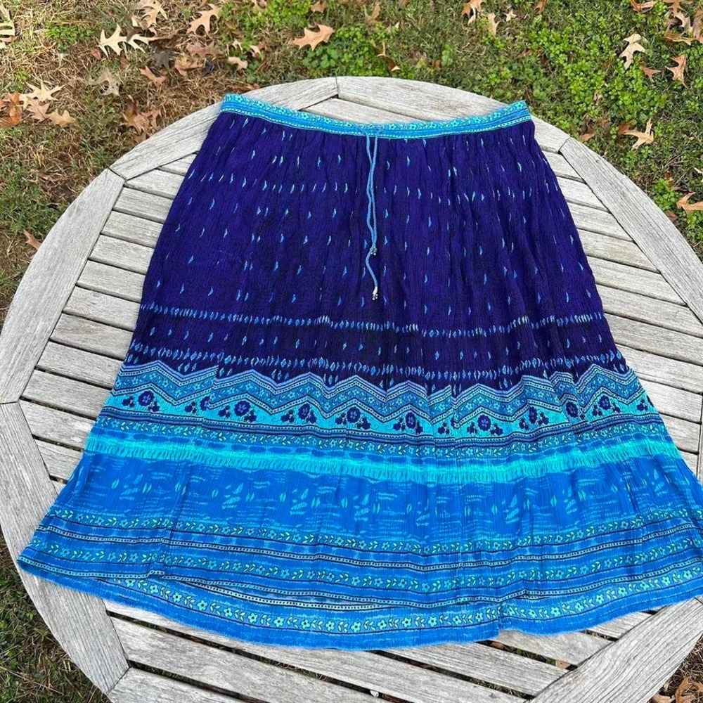 Basic editions Vintage blue fairy skirt‎ size xl